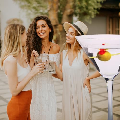 Leinuosen 5ft Martini Glass Stand Up Cardboard Cutout