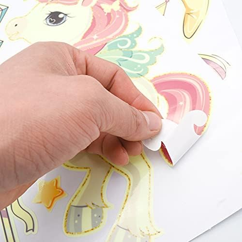 Glow in The Dark Stars and Unicorn Wall Decals 174pcs