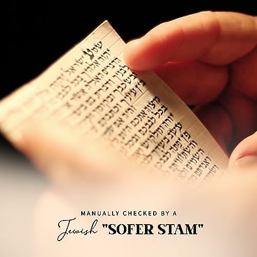 SURI Kosher Mezuzah Scroll 4 Inches Handwritten by Rabbi