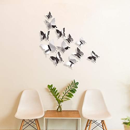 48 Piece DIY 3D Butterfly Wall Sticker Set