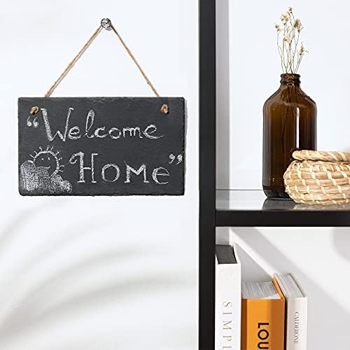 Navaris Hanging Slate Chalkboard Signs Set of 4
