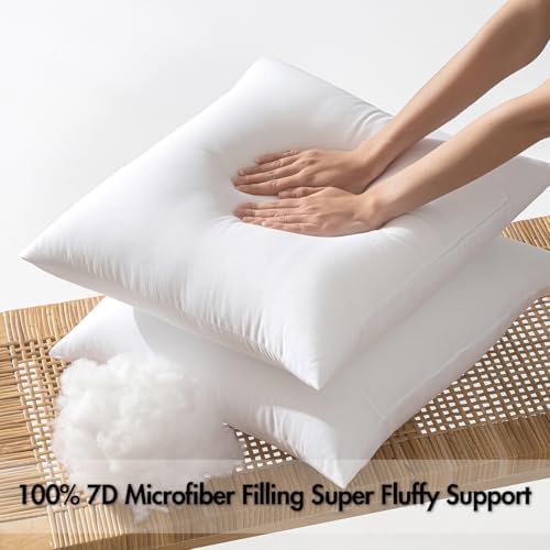MIULEE Outdoor Set of 2 Waterproof Throw Pillows