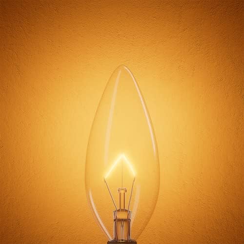 12-Pack E12 Candelabra Bulbs 40W Warm White 2500K Dimmable