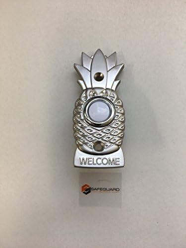 Safeguard Supply Brass Doorbell Wired Button with Lighted Design