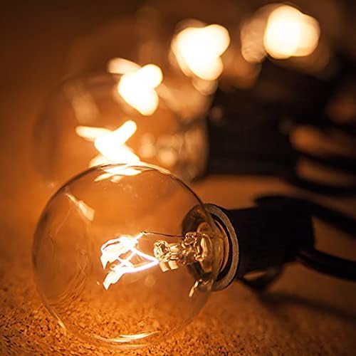 Meconard G40 Replacement Light Bulbs 5 Watt Warm White 25 Pack