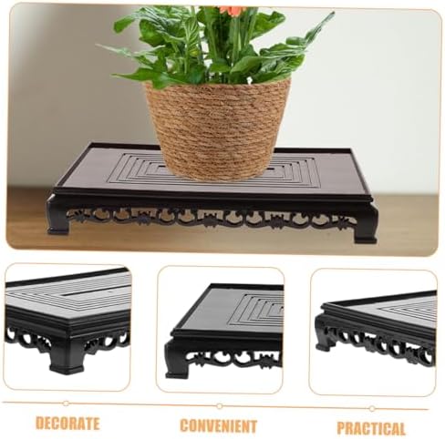 MERRYHAPY Flower Pot Stand with Base Bracket