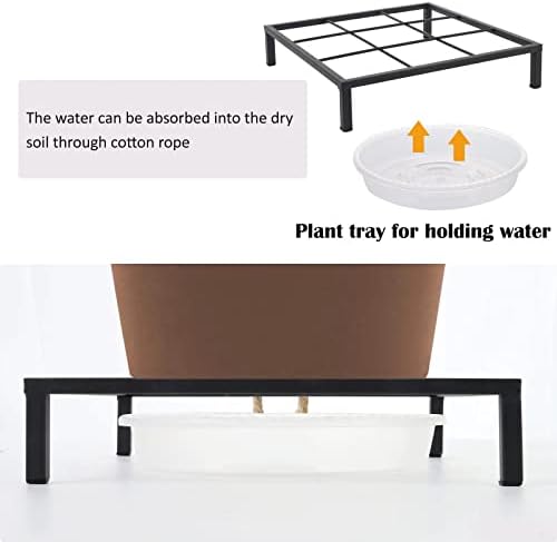 TenFuju 98 Rustproof Iron Plant Stand 2 Pack
