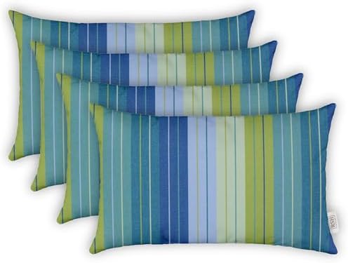 RSH Decor Sunbrella Lumbar Throw Pillows Set of 4