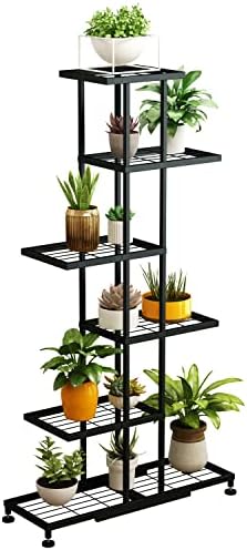 Twhep 6 Tier Metal Plant Stand for 12 Potted Plants