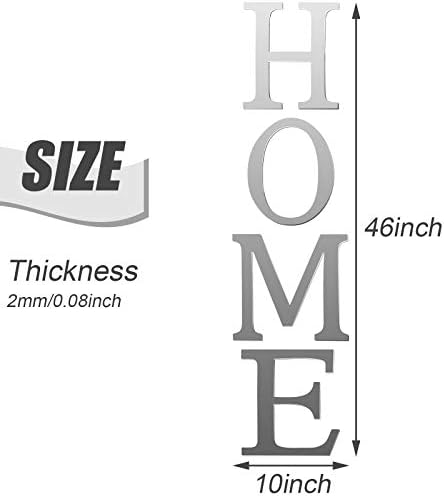 Zonon 3D Wall Mirror Decor Stickers Home