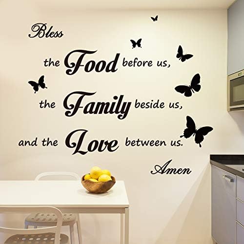 Kitchen Wall Stickers Family Blessing Decor 2 Sheets