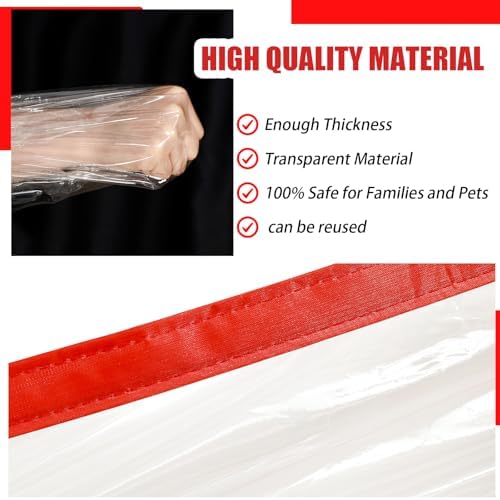Preboun 3 Piece Magnetic Dust Barrier Door Kit