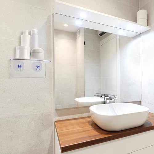Suwimut 4 Pack Floating Shelf for Windows and Aquariums