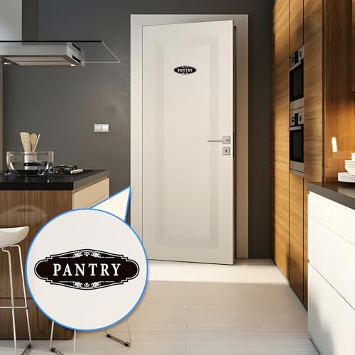 3PCS Weatherproof Bathroom Door Signs Sticker Decals