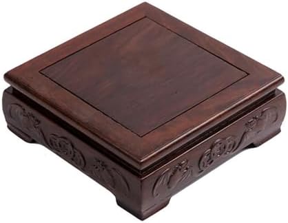 GOLDYWENDY Wooden Square Vase Display Stand