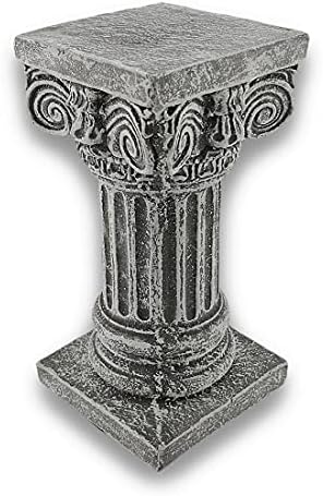 Things2Die4 Solid Concrete Roman Pillar Mini Statue Pedestal 1