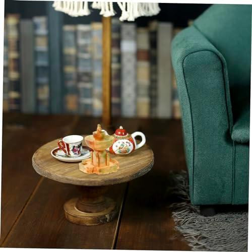 3pcs Miniature Resin Fountain Decor for Garden and Home