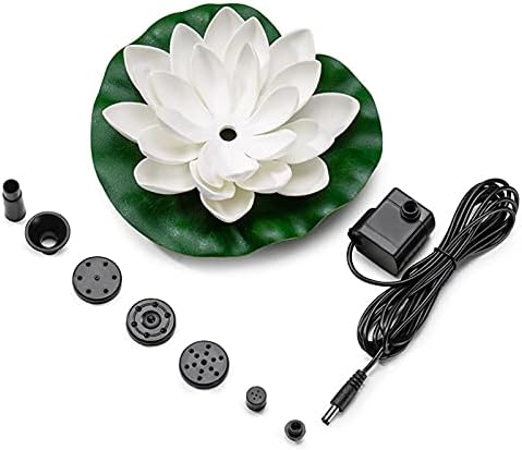 Solar Fountain Pump for Bird Bath with 6 Nozzles