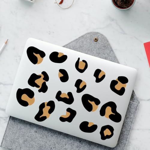 12 Sheets 348 Pcs Leopard Print Wall Decals