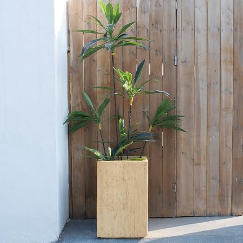27 Inch Square Planter for Indoor Outdoor Use