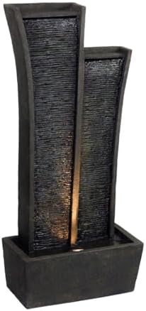 Elegant 415 Inch Tall Polyresin Fountain with LED Light