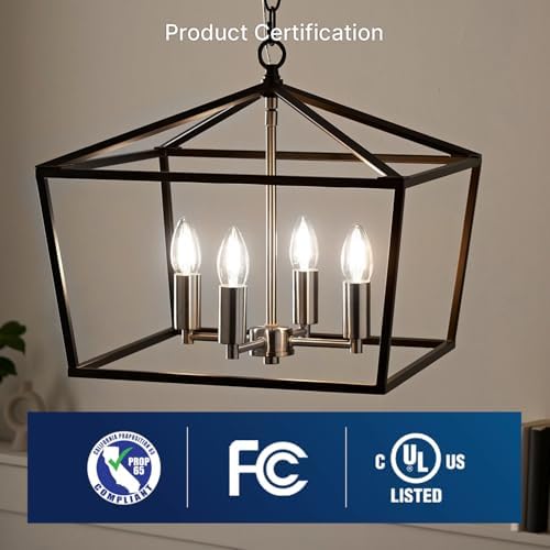 FLSNT 100W Equivalent Candelabra LED Bulbs 5000K Daylight Dimmable 6 Pack