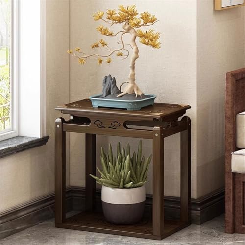 Oriental Bonsai Stand Indoor Home Decor Vase Display Shelf