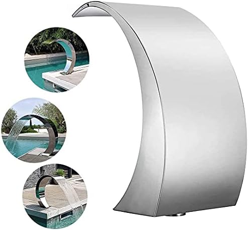 Stainless Steel Pool Fountain with Elegant Design