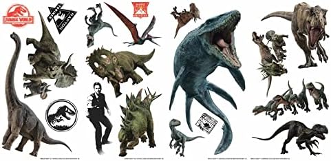Jurassic World Fallen Kingdom Peel and Stick Wall Decals