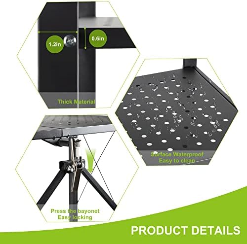 DOBEGARDEN 3 Tier Folding Plant Stand for Indoor Flowers