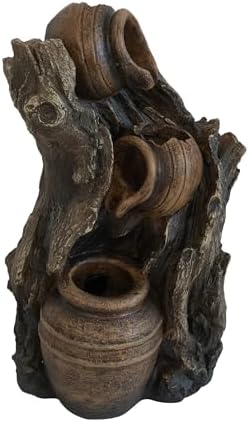 Charming 3-Tier Decorative Water Fountain with Pot Design