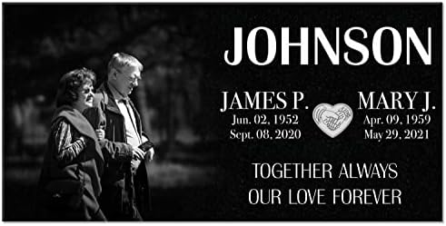 20x10 Double Headstones for Graves and Cemetery