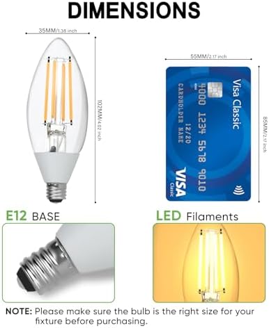 Eastiya Dusk to Dawn LED Light Bulb 6 Pack