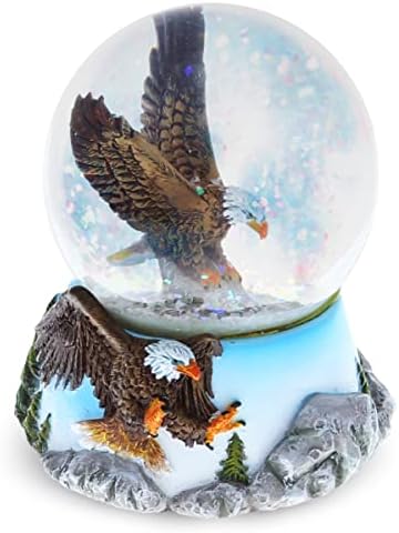 CoTa Global Eagle Snow Globe - Sparkly Decor Figurine