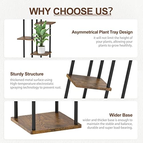 6 Tier Plant Stand for Indoor and Outdoor Use