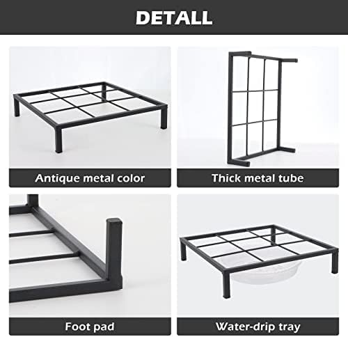 TenFuju 98 Rustproof Iron Plant Stand 2 Pack