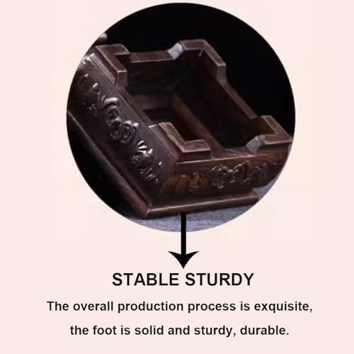 GOLDYWENDY Wooden Square Vase Display Stand