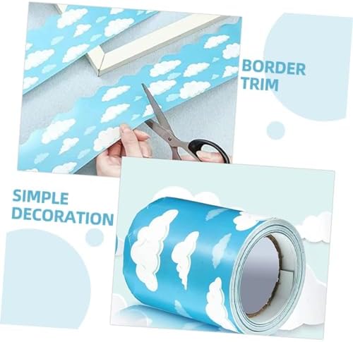 Removable Classroom Bulletin Board Border Decor Sticker Trim