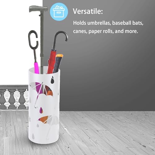 Umbrella Stand Rack for Entryway Freestanding Metal Holder 4-5 Umbrellas Capacity