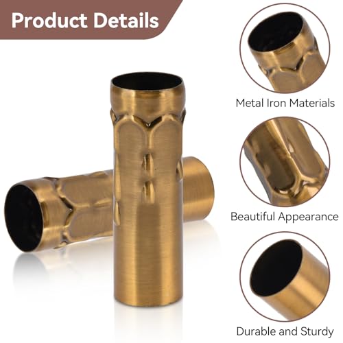 10Pcs Iron Candle Socket Covers for E14 Chandelier