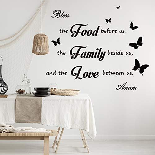 Kitchen Wall Stickers Family Blessing Decor 2 Sheets