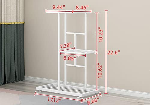 3 Tier Metal Plant Stand for Indoor Outdoor Use 1