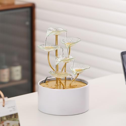 Tabletop Fountain Water Feature for Indoor and Outdoor Use