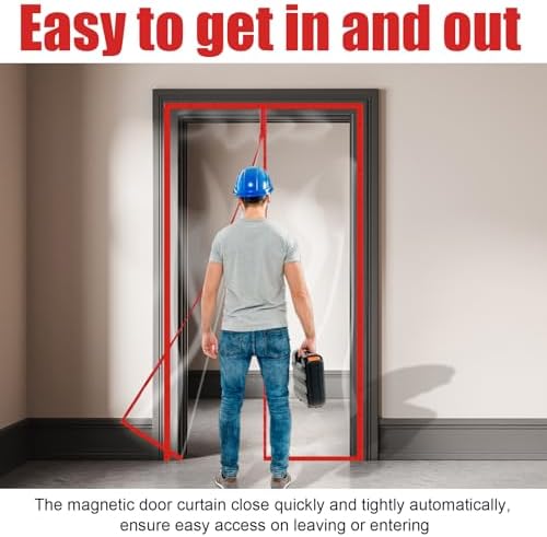 Preboun 3 Piece Magnetic Dust Barrier Door Kit