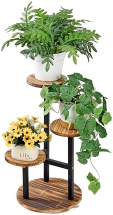 VECELO 3 Tier Plant Stand Indoor Outdoor