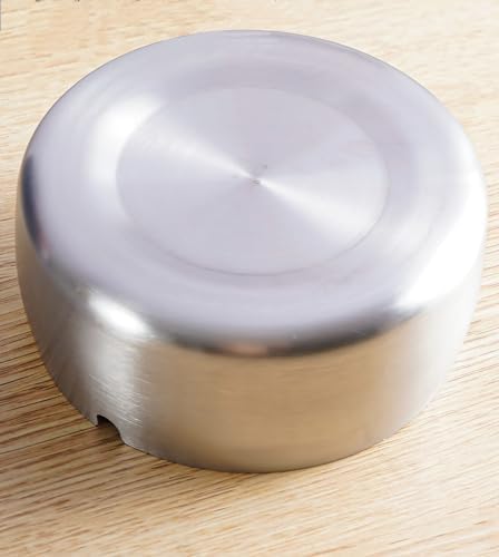 Stylish Stainless Steel Smell Proof Ashtray with Lid