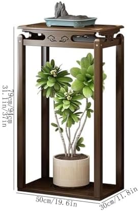 Oriental Bonsai Stand Indoor Home Decor Vase Display Shelf