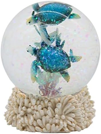 Sea Turtle Snow Globe Ocean Life Beach Themed Decor Figurine