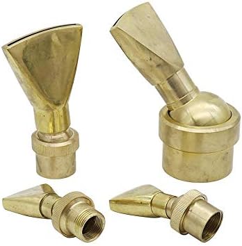 Adjustable Brass Fan Shaped Garden Fountain Nozzle