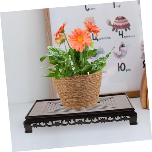 MERRYHAPY Flower Pot Stand with Base Bracket